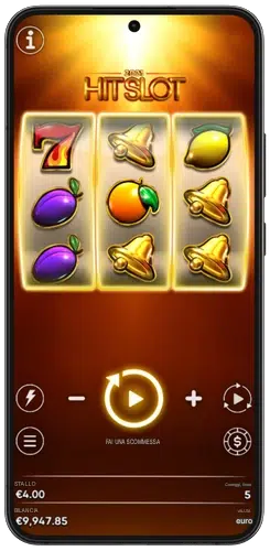 2021 Hit Slot mobile con simboli sui rulli