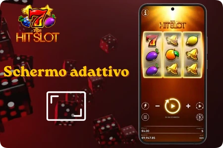 2021 Hit Slot simboli su schermo mobile adattivo